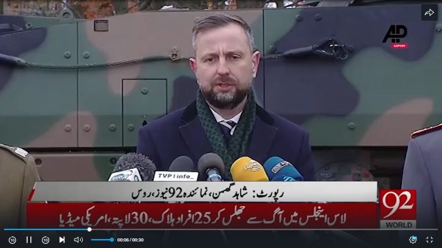 پولینڈ کی عوام یوکرائنی تنازعے سے تھک چکی ہے، وزیردفاع پولینڈ